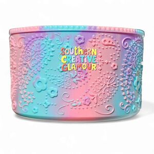 ✨ Rainbow Shimmer Paisley Silicone Tumbler Boot | Fits 20oz, 30oz, 40oz Cups ✨